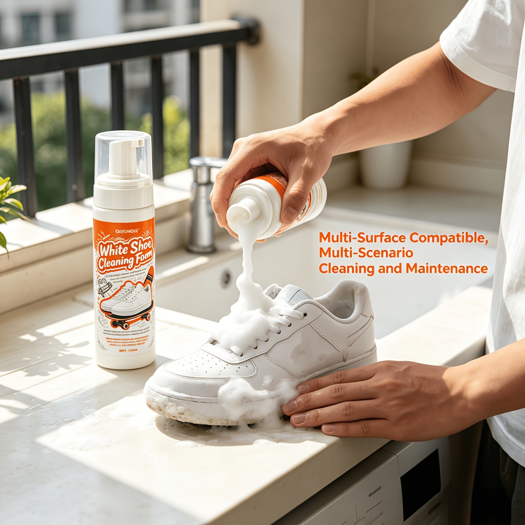 Sneaker Cleaner - 휴대용 무세척 화이트 슈즈 클리너 폼,