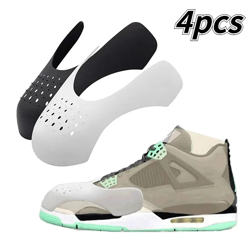 Sneaker Care Crease Protector - 2쌍의 주름 방지 신발 앞코 보호대,