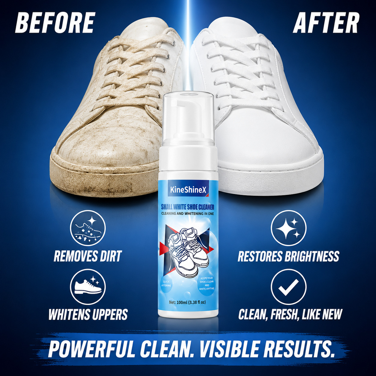 Sneaker Cleaner - 기헨 신발 클리너 키트, 물 없이