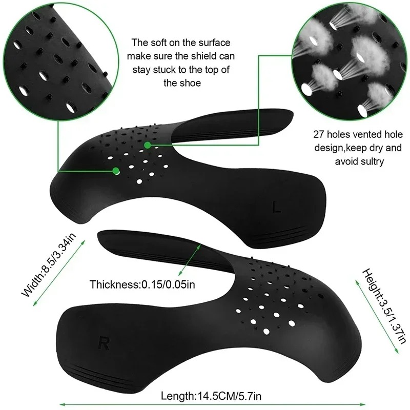 4개입 신발 주름 방지 보호대, 스니커즈 토캡, 주름  - Sneaker Care Crease Protector 리뷰 및 가격