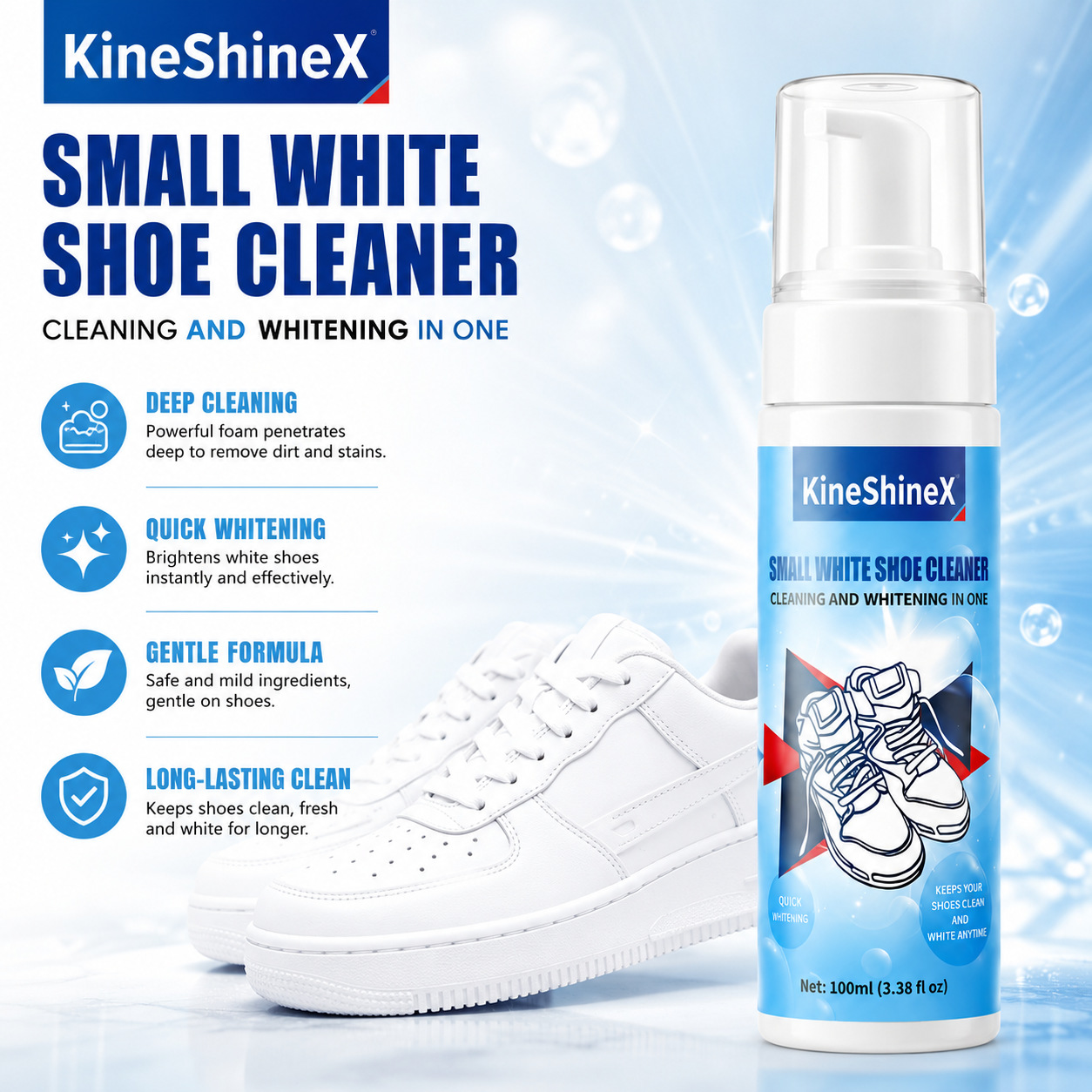 기헨 신발 클리너 키트, 물 없이 사용하는 폼 신발 클 - Sneaker Cleaner 리뷰 및 가격